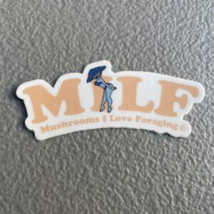 MILF Mushroom Sticker