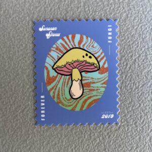 Mushroom Stamp sticker