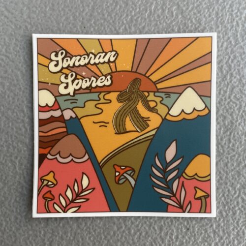 Sonoran Spores Landscape Sticker