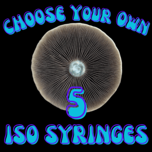Choose Your Own 5 Isolated Spore Syringe Bundle