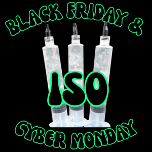 Black Friday & Cyber Monday Deal: 3 pack ISO