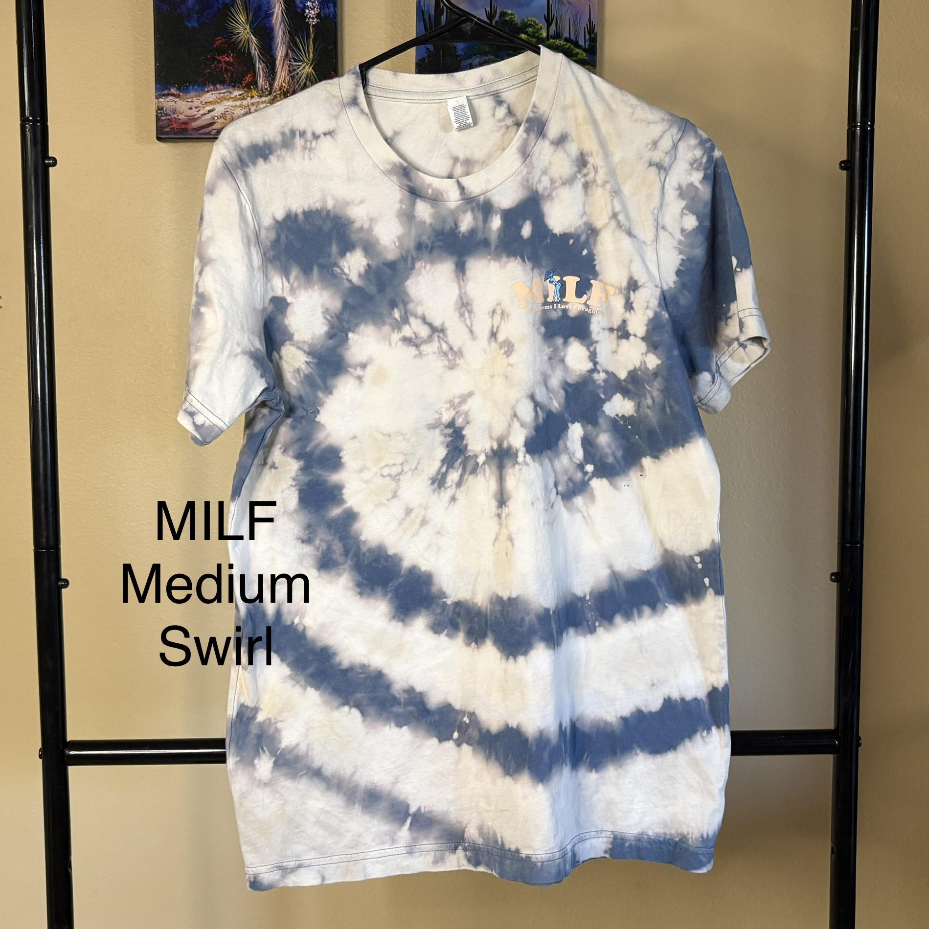 MILF T-Shirt, Size: Medium, Design: Swirl