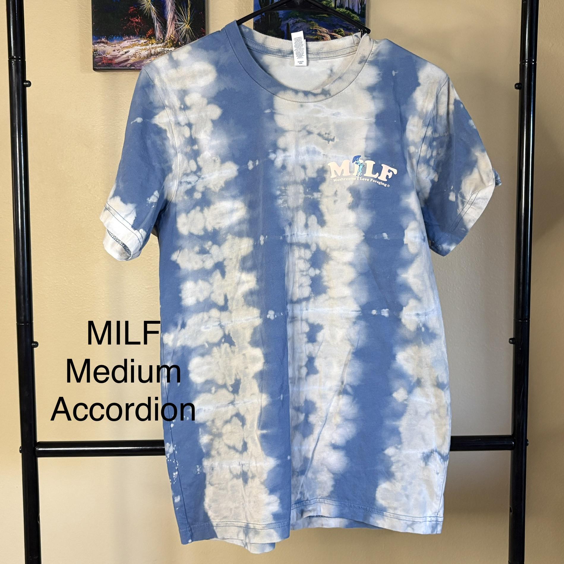 MILF T-Shirt, Size: Medium, Design: Accordion