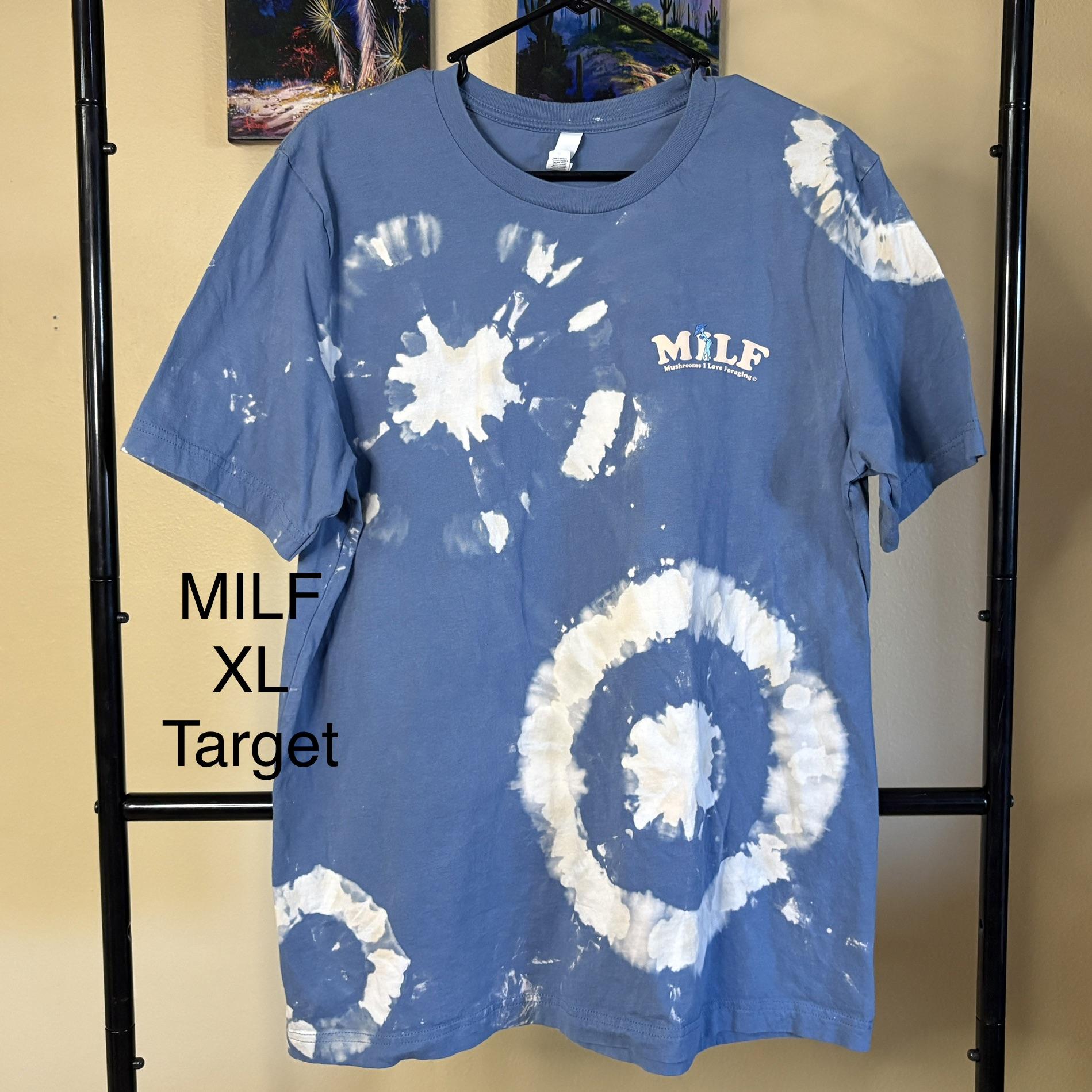 MILF T-Shirt, Size: Extra Large, Design: Target