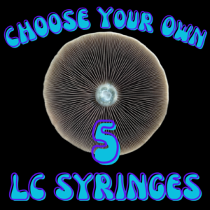 Choose Your Own 5 Liquid Culture Syringe Bundle